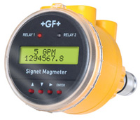 19-450 - Signet Magmeter flow sensor, w/ display, 5"-8", mA output