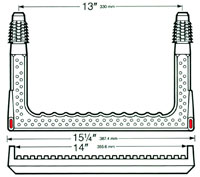 37-120 - Lincoln Polypro Pit Step Drawing 