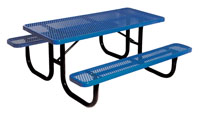 76-205 - UltraSite rectangle table, 6', standard, perforated