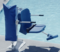 81-893 - Pro Pool Lift w/ ext base plate, w/o anchor