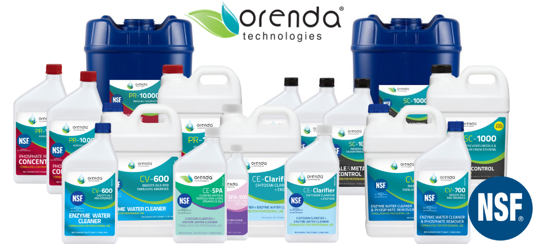 Orenda CE-SPA Chitosan Clarifier + Enzyme Water Cleaner